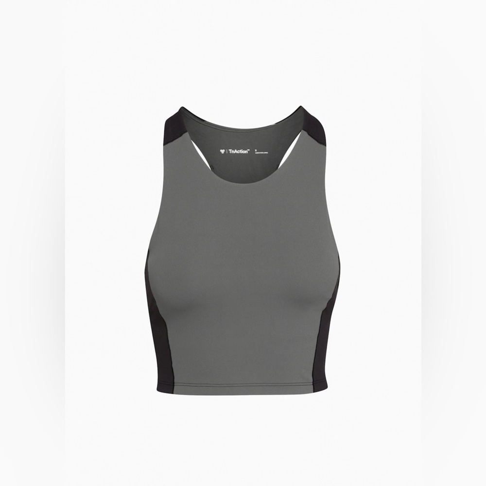 Aritzia TnAction TnaSLICK™ Pivot Sports Tank - Medium - Black/Coal Grey